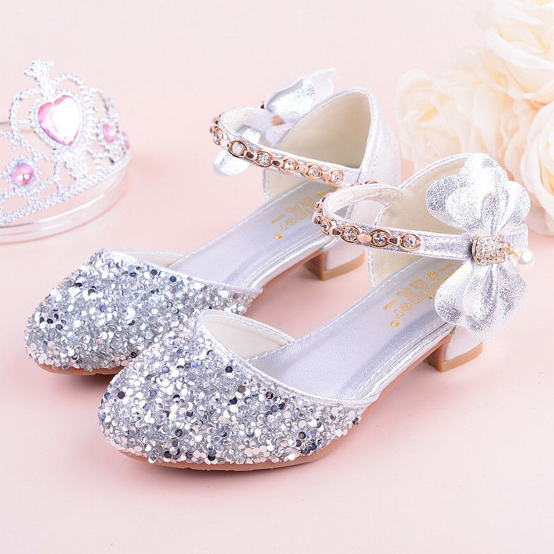 2020 Baby Girls Sandals Heel Shoes For Kids Leather Crystal Butterfly Spring Summer Children Girl Shoes From $16.82 | DHgate.Com