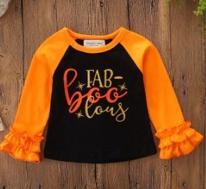 #3 halloween girls shirts