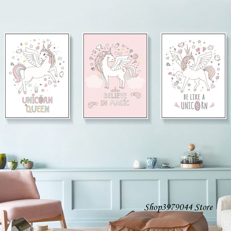 baby girl unicorn room