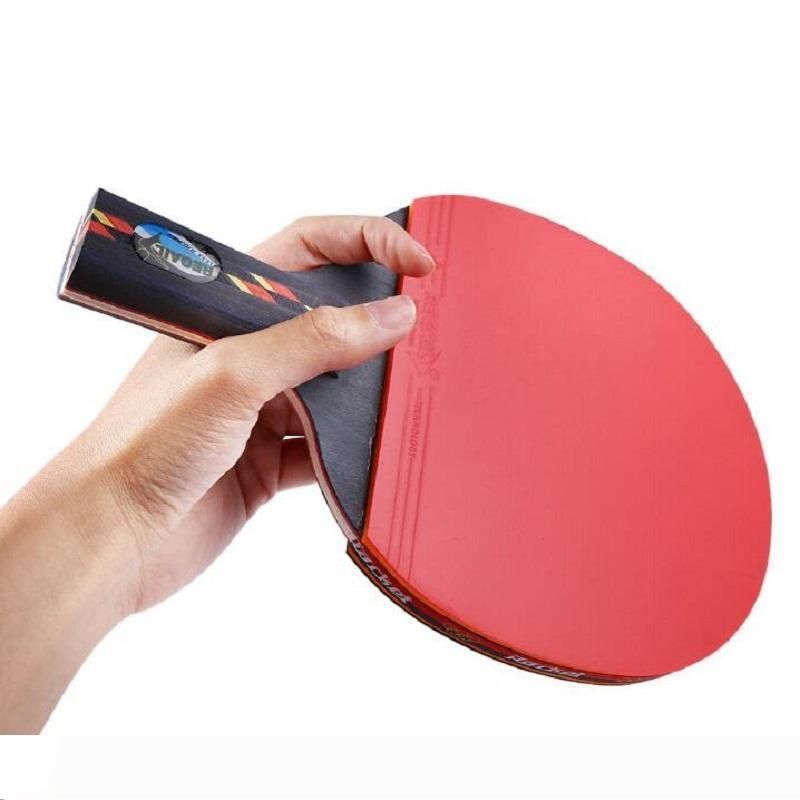 Juego De Raquetas De Tenis De Mesa Pong Paddle Grip Antidesl 