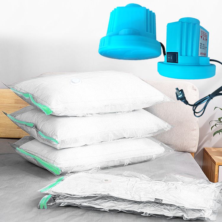 6 envase vacío bolsas de de almacenamiento con bomba eléctrica, Space Saver bolsas, bolsas