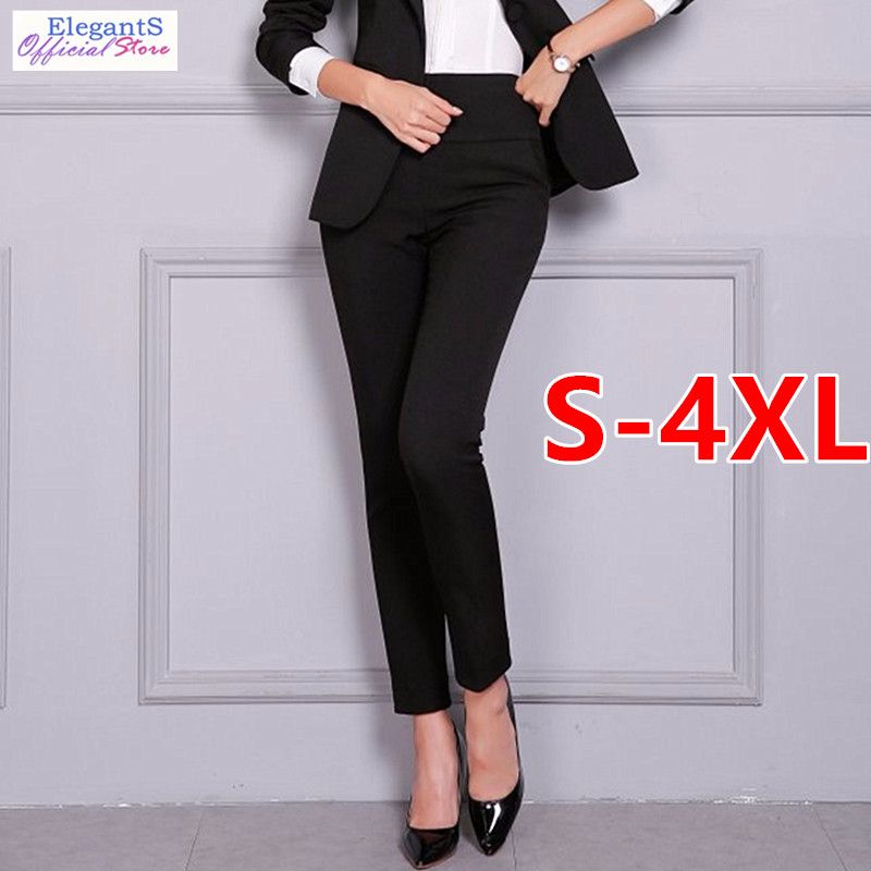 womens black evening pants