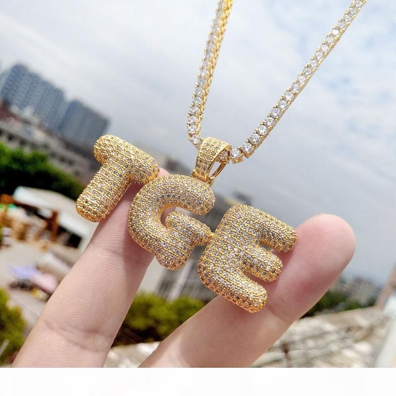 Whole A Z Custom Name Bubble Letters Necklaces Mens Fashion - Mens Gold Necklace With Letter Pendant Whole A Z Custom Name Bubble Letters Necklaces Mens Fashion - Mens Gold Necklace With Letter Pendant