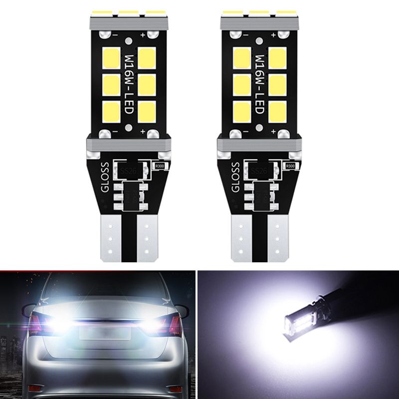 2x W16w T15 T16 Led Canbus Bulbs Canbus Error Free Backup Lights 921 912 W16w Lamps Car Reversing Lamp Xenon White Red Orange Warning Lights Warning Lights For Vehicles From Bestness 14 44 Dhgate Com