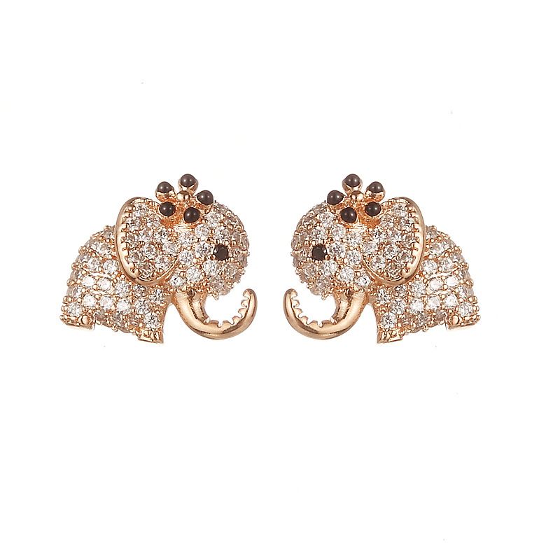 New Fashion Cute Baby Elephant Earrings 
