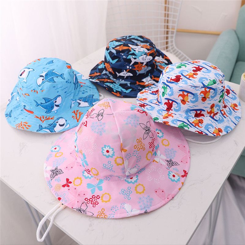 2020 Newest Baby Bucket Hats Animals Print Spring Summer Boys Girls
