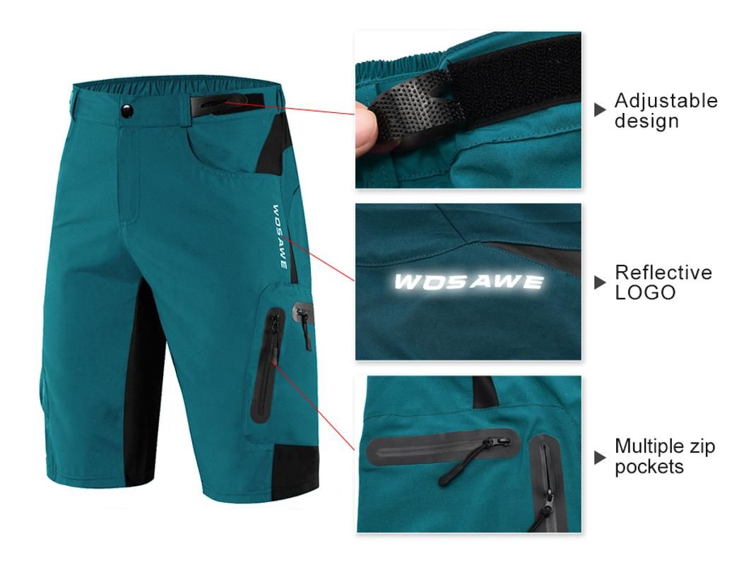 padded baggy cycling shorts