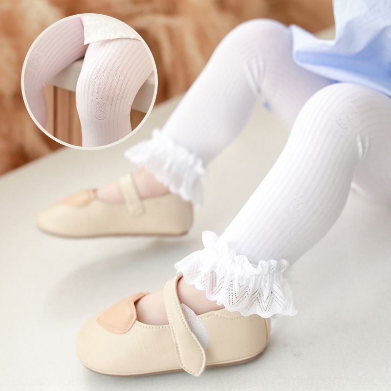 baby girl white lace tights
