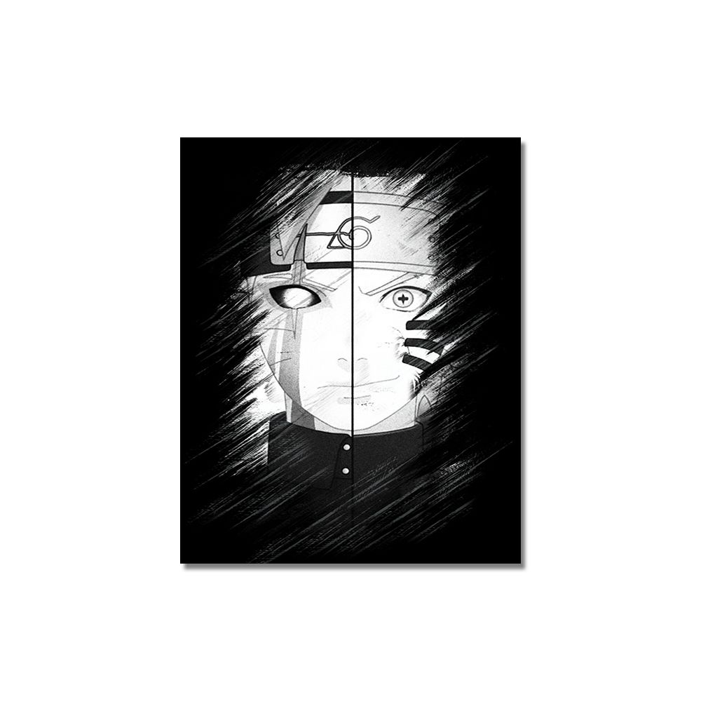 Tableau Modulaire Naruto Akatsuki 5 Panneaux - Décoration Murale Anime Pour Chambre