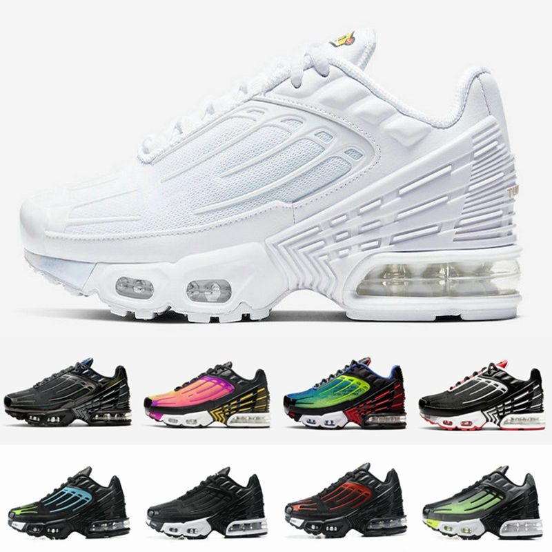 mens all white tns