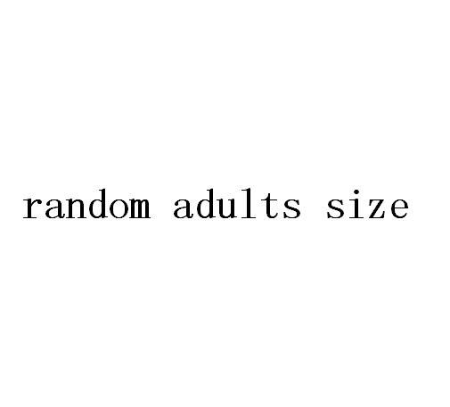 random adults size