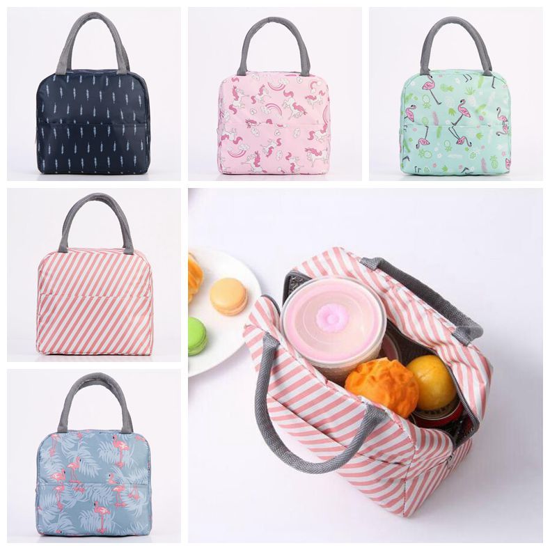 geometric lunch bag