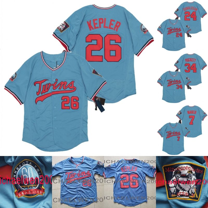 kirby puckett baby blue jersey