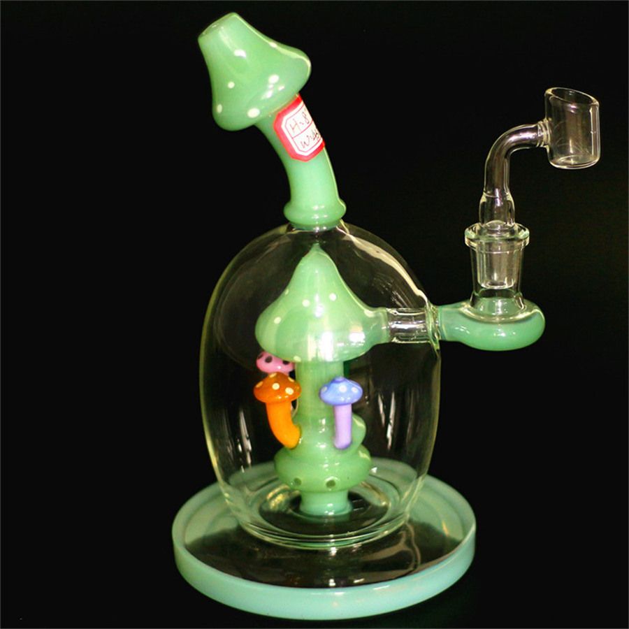 Green with Quartz banger