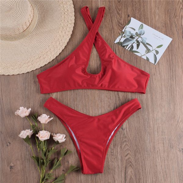 silk bikini set