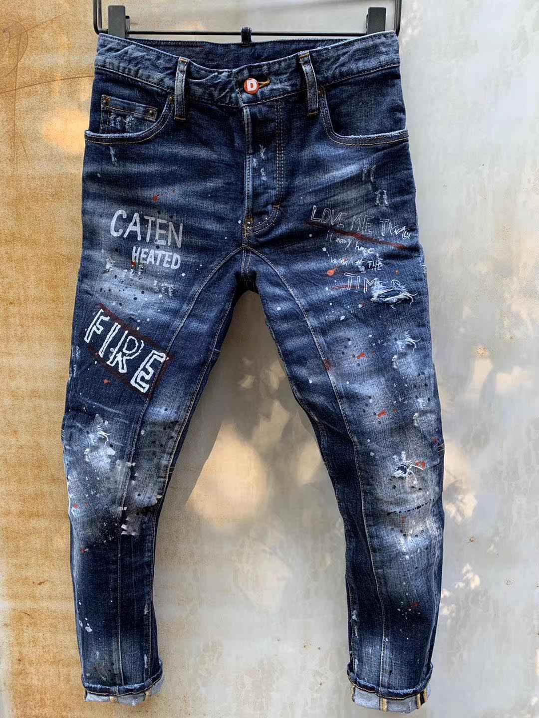 Pantalonia Jean Denim Rasgado Negro | platanitos.com