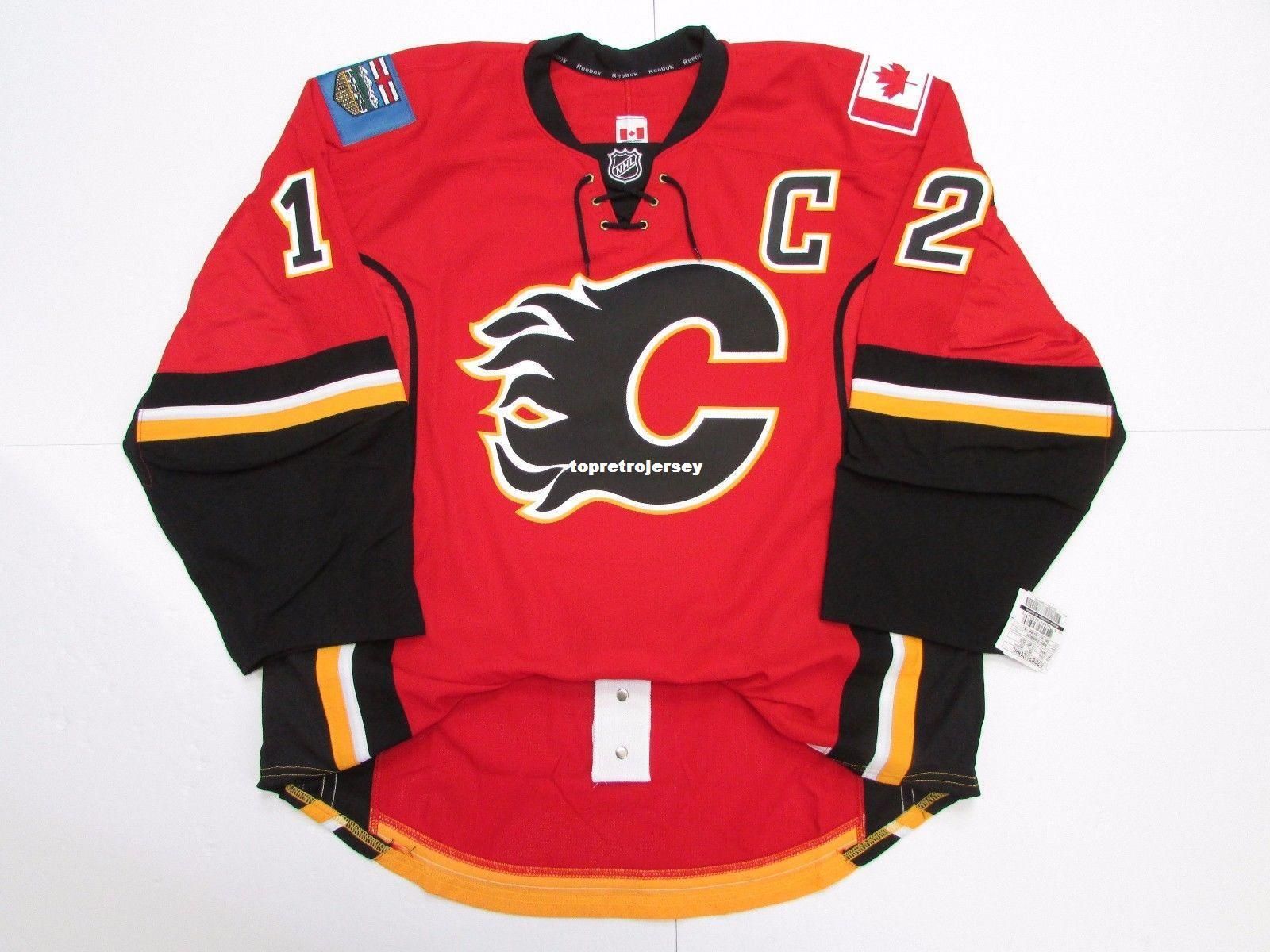 iginla jersey flames
