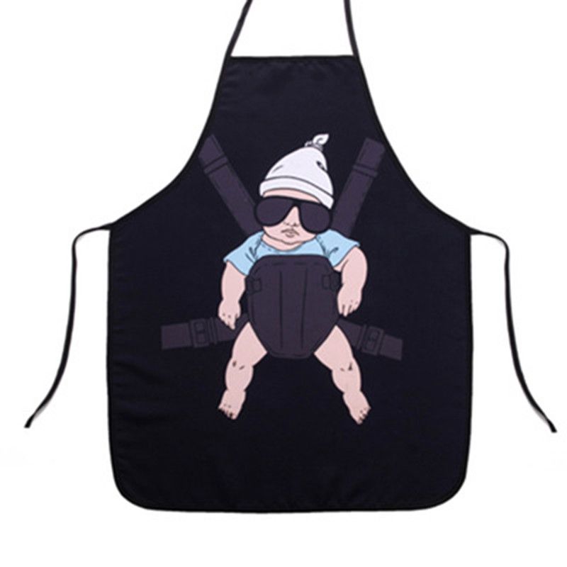 Home Textiles Chefs Apron Cotton Korean Easy To Clean Cooking Kitchen Aprons CF