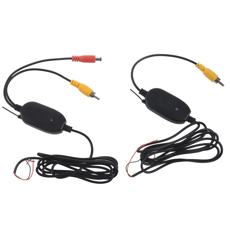 2021 2.4GHZ RCA Wireless Video Transmitter Receiver Kit Set For Car
