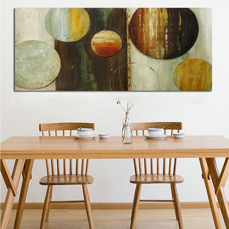 2020 Abstract Still Life Round Oil Painting On Canvas Modern Pop Art Poster Prints Designer Wall Art Pictures For Restuarant Living Room Decor From Lucky1916 9 7 Dhgate Com