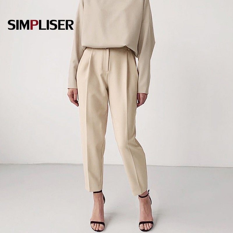 high waisted trousers for work