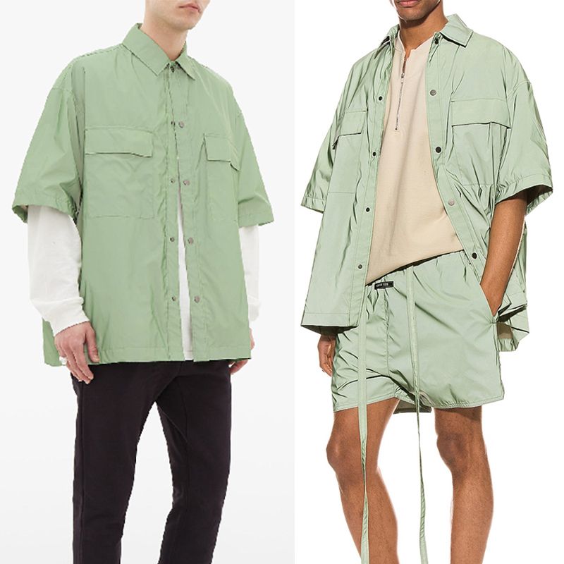 fear of god green jacket