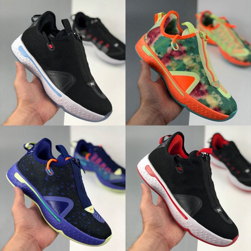 2020 Pg 4 Ep Paul George 4 Gatorade Black White Volt Orange Men
