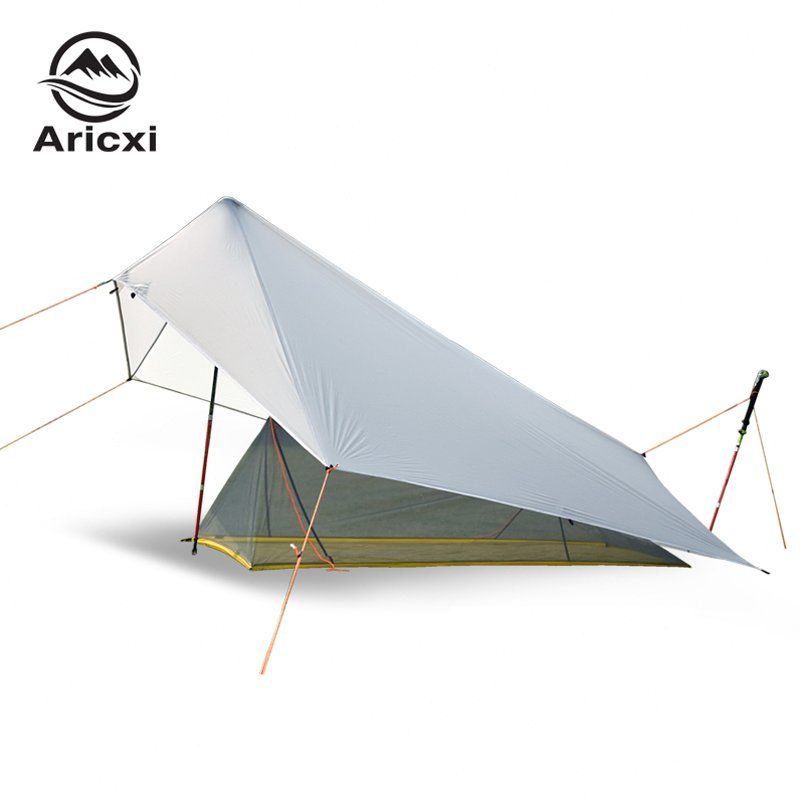 Aricxi Ultralight Camping Tent 15d Nylon Silicon Shelter Tarp 1 Person 3 Season 4 Season Rain Tent Tarp Fbem From Qianeyes 80 56 Dhgate Com