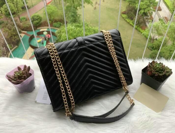 double chain handbag