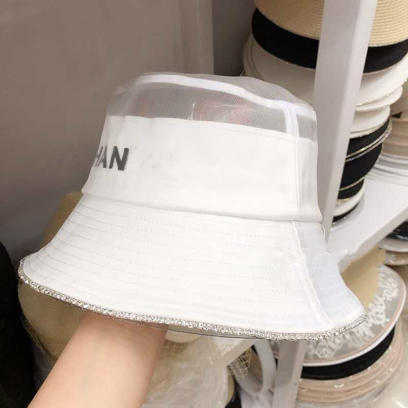 black designer bucket hat