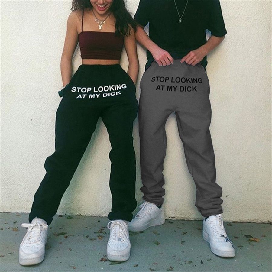 Compra Bolsillos Sweetown Informal Impresión Pantalones Anchos Mujeres Hip  Hop De Cintura Alta Pantalones De La Manera De Entrenamiento Para Mujer  Pantalón Joggers # 878 Barato | Entrega Rápida Y Calidad | Es.Dhgate