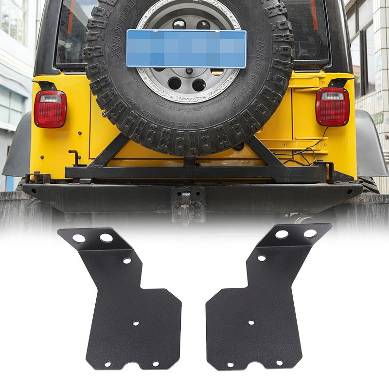 Aleación de aluminio de trasera soporte de antena para Jeep Wrangler TJ 1997-2006 Segunda Generación de alta calidad Auto Accesorios Exterior