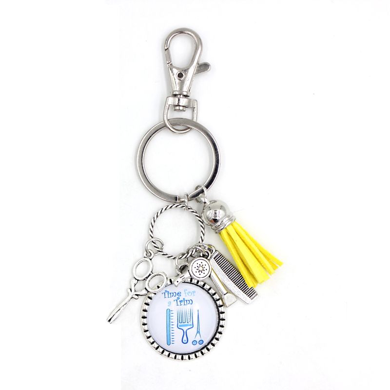 Best Wholesale New Arrival Hair Stylist Keychain Hair Salon Style