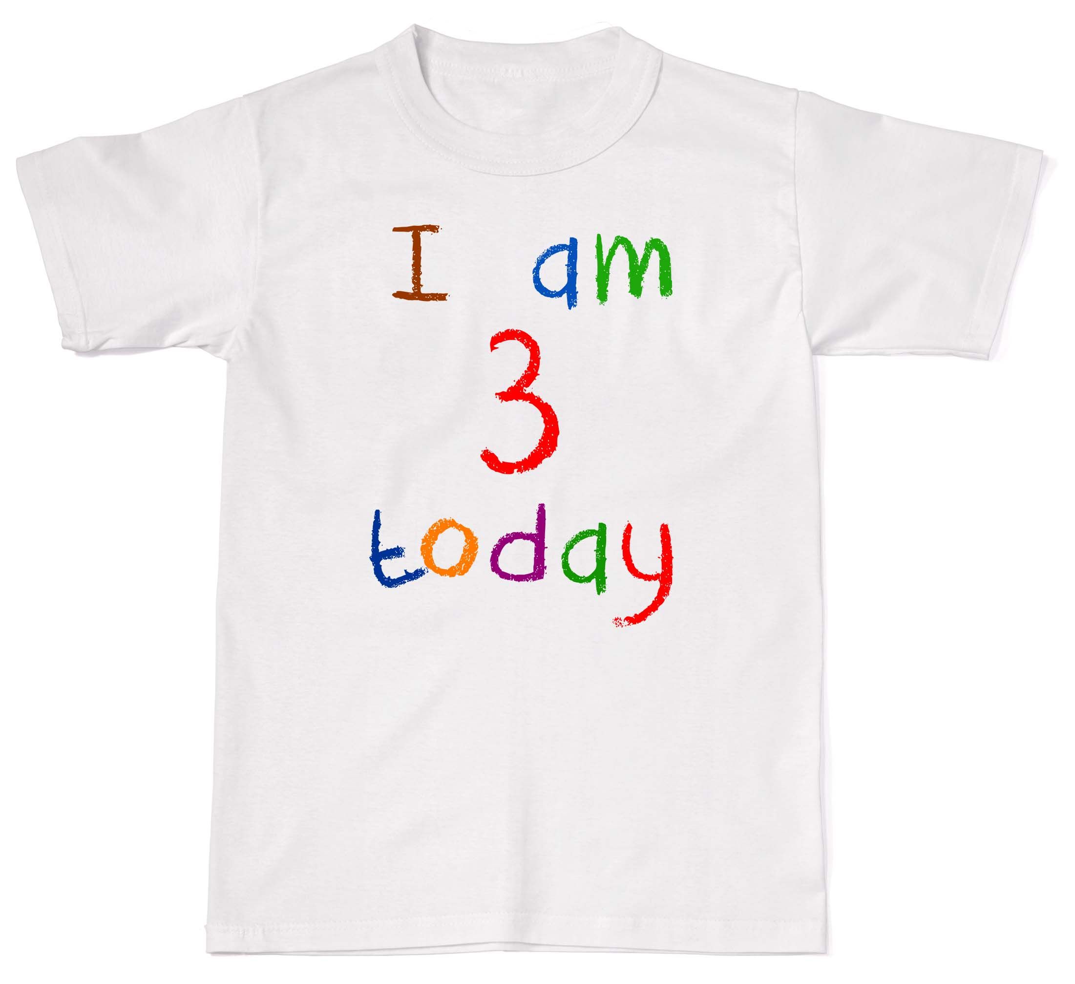 Compre 2019 I Am 3 Hoy Diseño Lindo Del Cumpleaños Del Niño Ropa Para Mujer Para Hombre De La Camiseta Camiseta Chistosa Camiseta Chistosa De Los Hombres De La Camiseta De Algodón