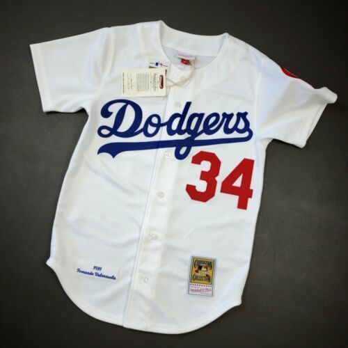 mitchell and ness fernando valenzuela jersey