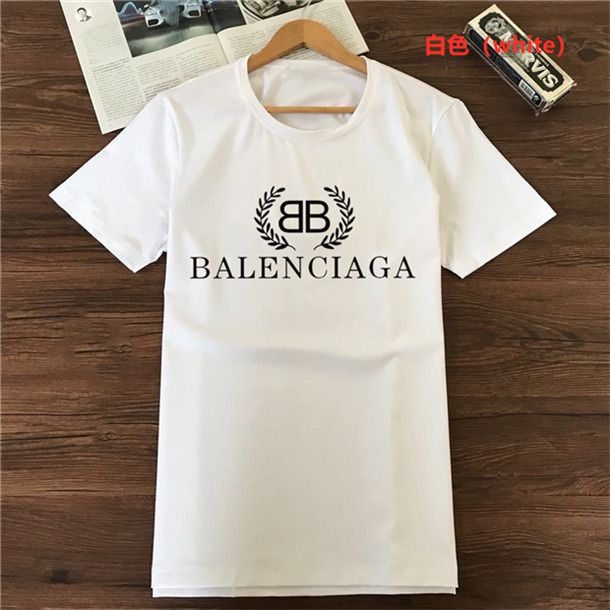 Monograma geométrico Balenciaga Impreso camiseta de la manera transpirable verano tee Casual Gucci Mujeres