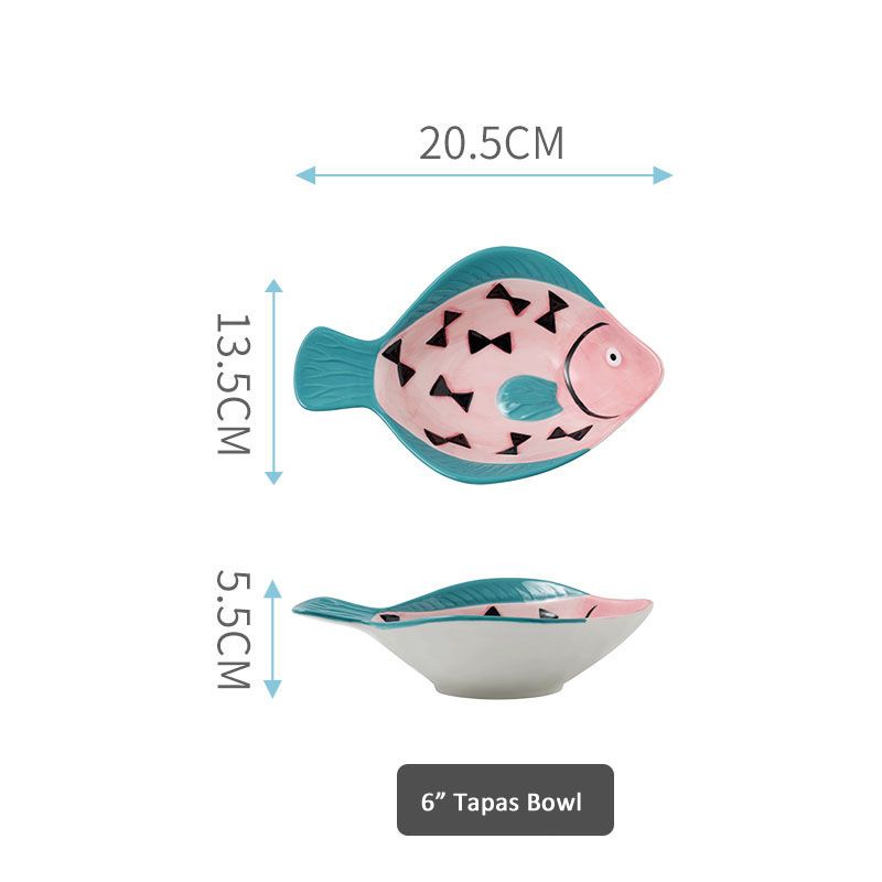 Turbot fish - 6&quot; Snack Bowl