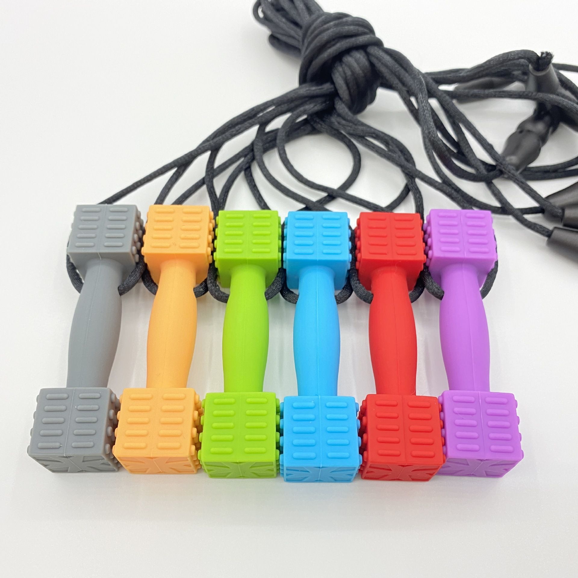 baby dumbbell teether