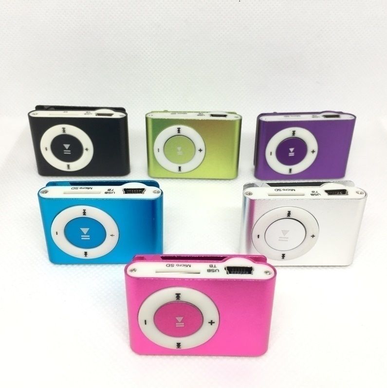 Colorful Mini Clip MP3 Player Without LCD Screen Support Micro SD TF