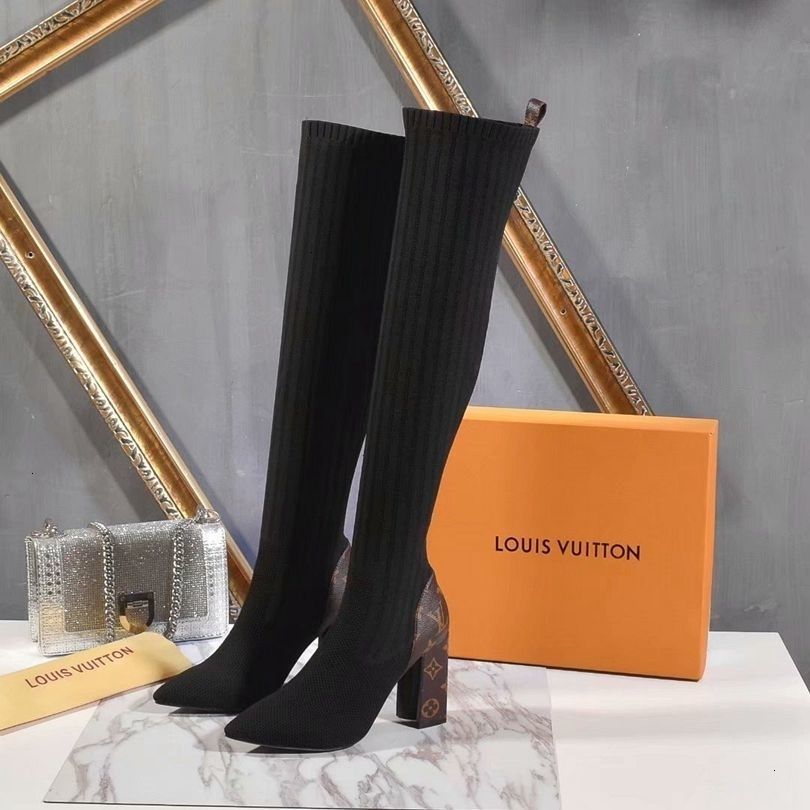 Compra Clásico Elástico Botas Mujeres Moda Otoño Y El Invierno Nuevo Slim  Zapatos Piernas De Alta Botas Largas Niñas Wzqh2 Barato | Entrega Rápida Y  Calidad | Es.Dhgate