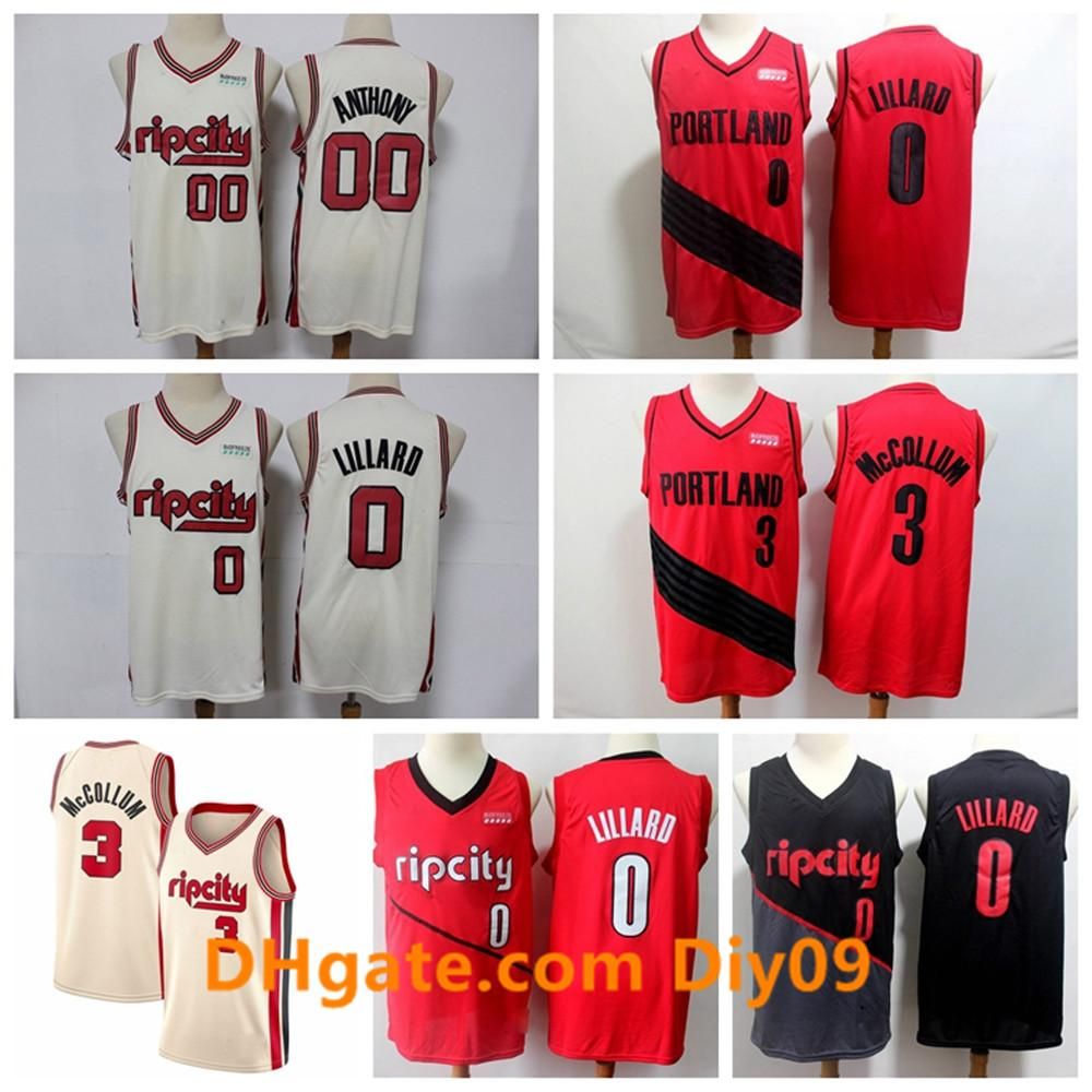 cj mccollum jersey rip city