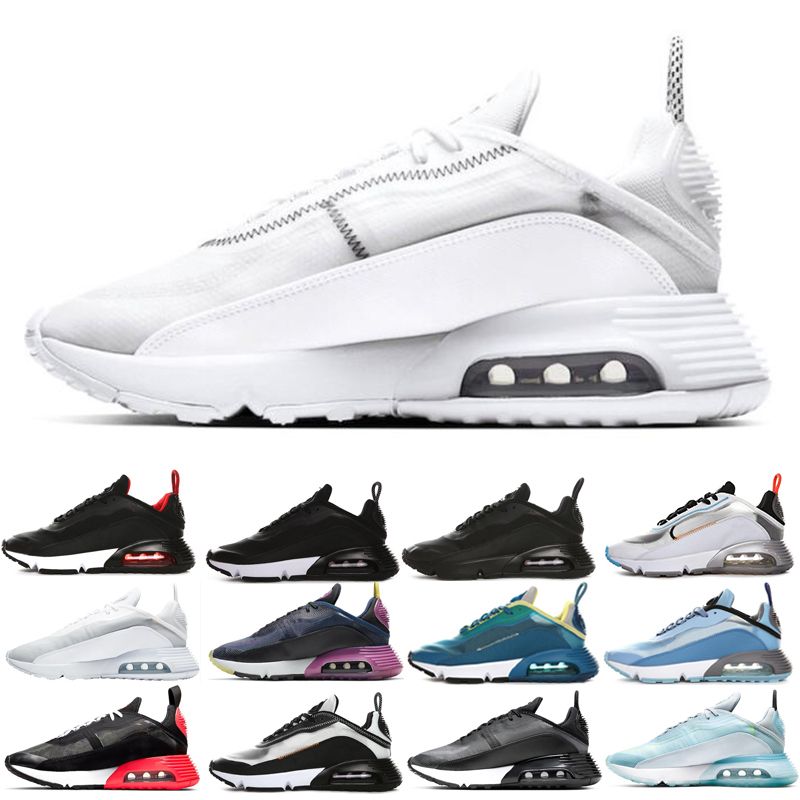 Men Women 2090 Running Shoes Classic 2090s Mens Navy Magenta Black Anthracite Wolf Grey Praia 