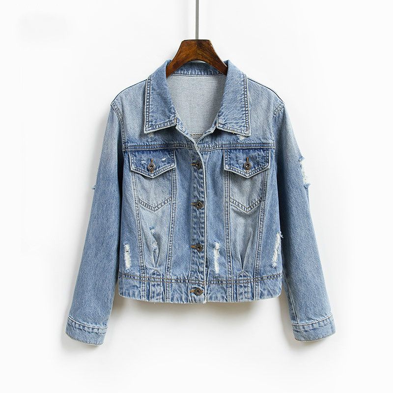 thin blue jean jacket