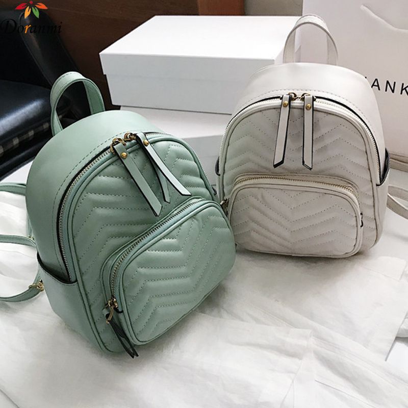 striped mini backpack