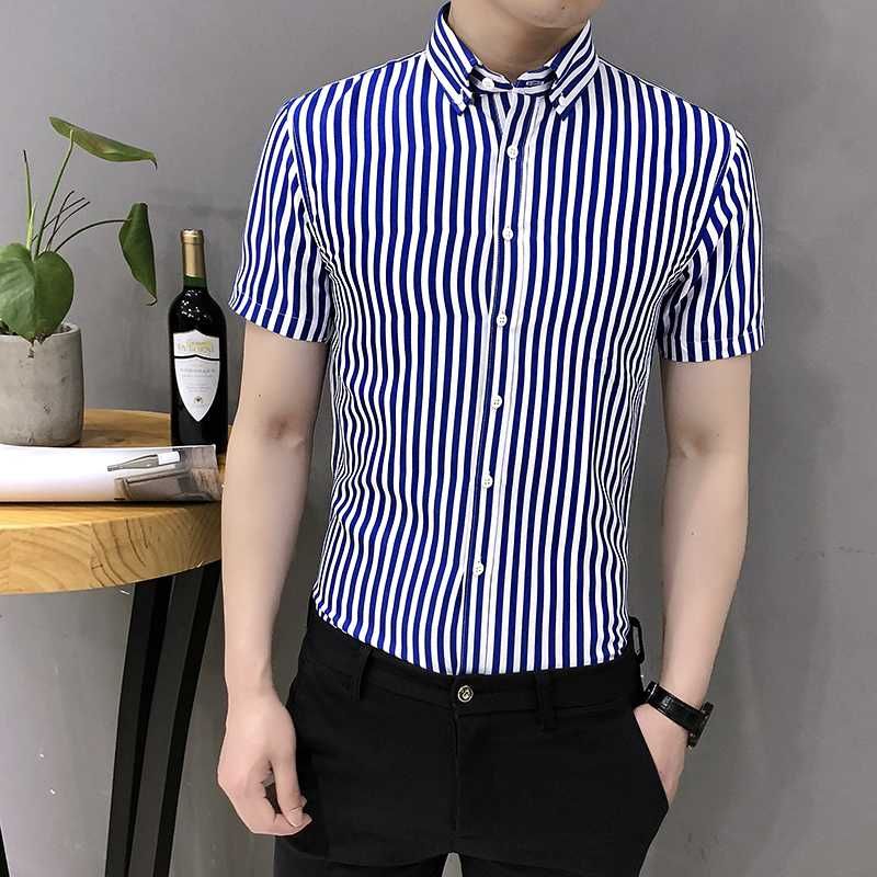 striped formal shirts