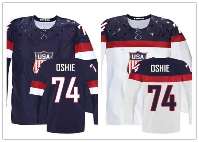 2014 Team USA 74 TJ Oshie Youth Jersey 