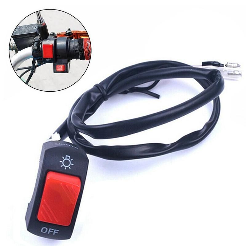 1pcs Universal Luces de la motocicleta Interruptor vespa de la moto del manillar de la linterna de encendido / apagado el interruptor de botón de las luces de la Accesorios