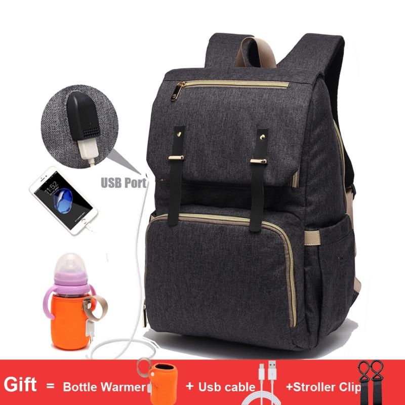 baby diaper bag with usb