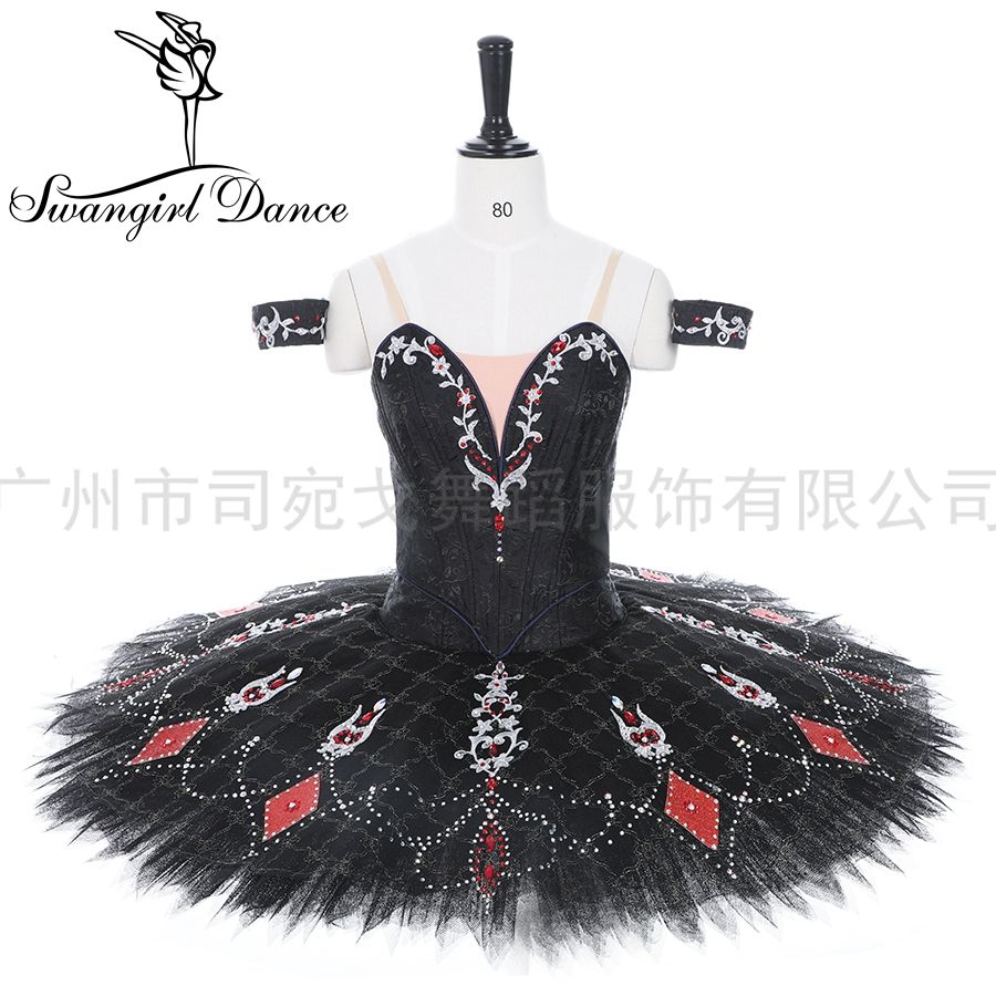 2020 High Quality Black Swan Professional Tutu Costumes Women Classical