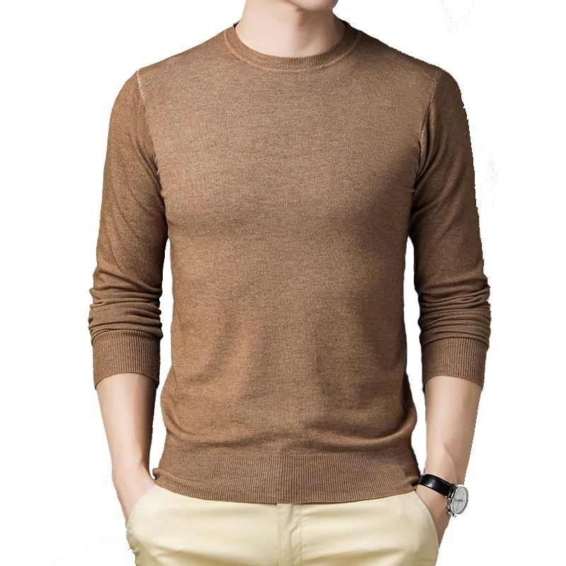 2020 FUODRAO New Autumn Thin Sweater Men Solid Color Knitted Sweaters Slim Fit Pullover Pull Homme Casual Sueter Masculino Y254 From Bida Amy, $31.61 | DHgate.Com